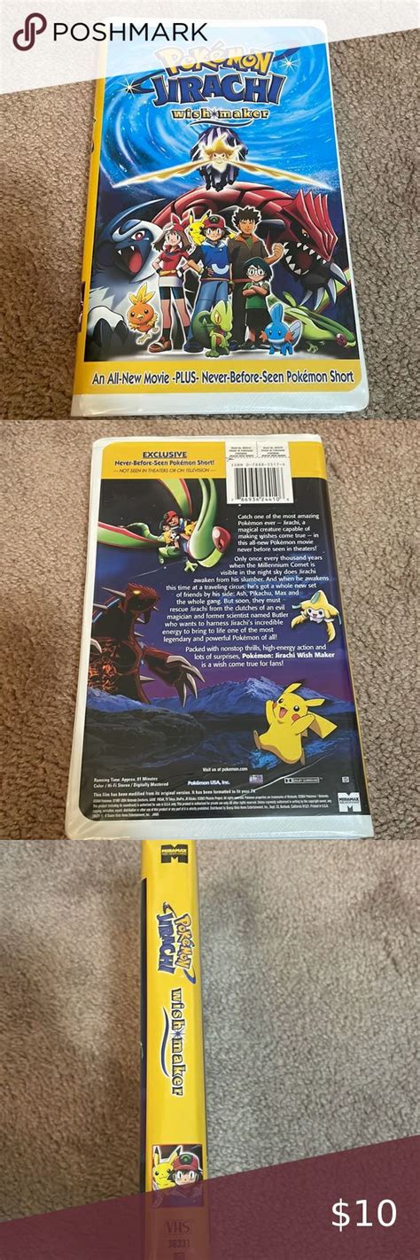 Pokémon jirachi wish maker vhs in 2022 | Pokemon movies, Pokemon, New ...