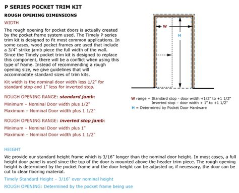 What Is The Rough Frame Opening For A 36 Door | Webframes.org