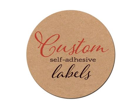 Custom labels Round Labels Custom printed self adhesive