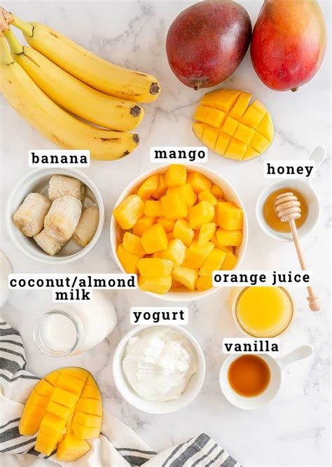 Healthy Mango Smoothie - Wholesome Made Easy