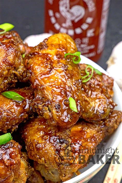 Spicy Tso-Style Wings - The Midnight Baker