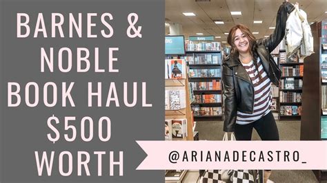 Barnes & Noble Black Friday Book Haul 2019 ($500 Worth of Books!) - YouTube