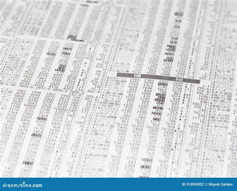 Japanese Stock Market Price on Financial Newspaper Editorial Photography - Image of finance ...