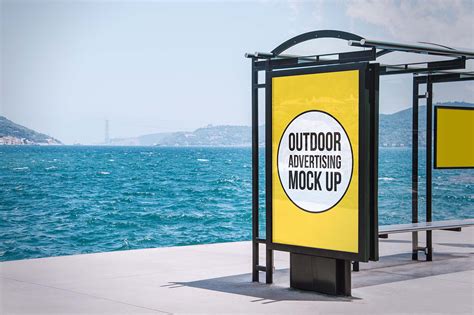 Free Outdoor Advertising Mockups (PSD)