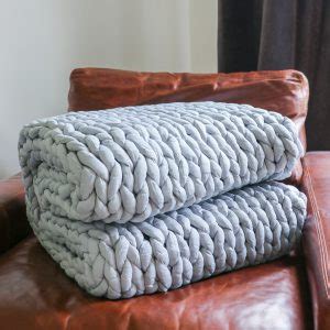 Nuzzie Knit Weighted Blanket Review - Style Within Reach