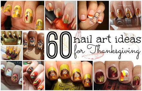 60 Easy Thanksgiving Nail Art Ideas - Totally The Bomb.com Holiday ...