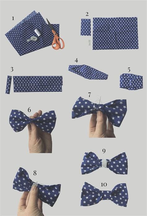 DIY Bow Tie | Quick and Easy Tutorial - The Pug Diary | Laços de tecido, Cão diy, Como fazer laço