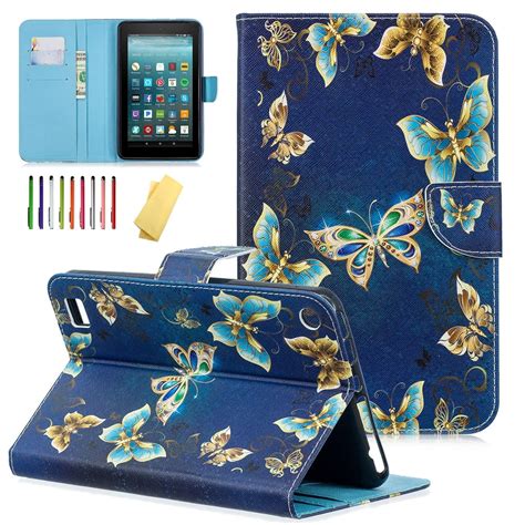 Kindle Fire 7 Kids Case, Allytech Slim PU Leather Folio Stand Case ...