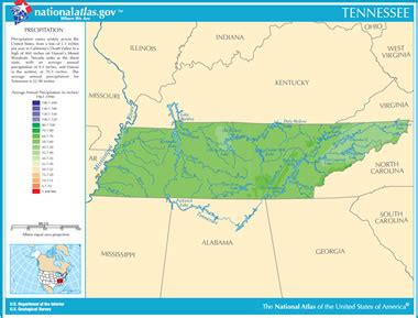 Map Of Tennessee With Rivers