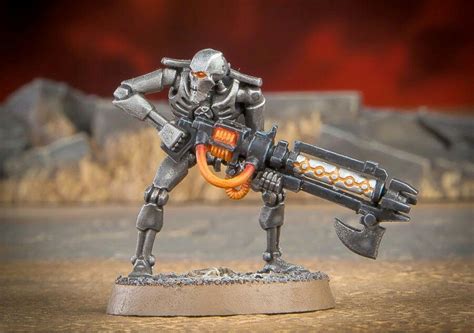 Mephrit dynasty Necron warrior | Necron, Necron warriors, Warhammer 40k miniatures