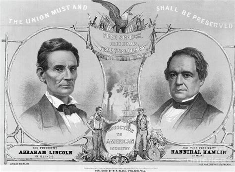 Election Poster With Abraham Lincoln Photograph by Bettmann - Fine Art ...