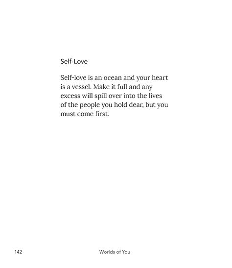 Self Love Poems