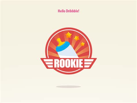 Rookie badge by chris peng on Dribbble