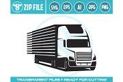 box truck silhouette truck outline | Graphic Objects ~ Creative Market