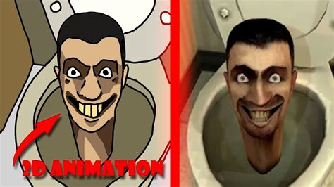 2D Skibidi Toilet Animation - Flushing the Toilet | @DaFuqBoom - YouTube