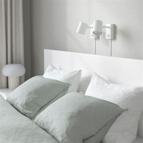 MALM bed frame, high, white, King - IKEA CA