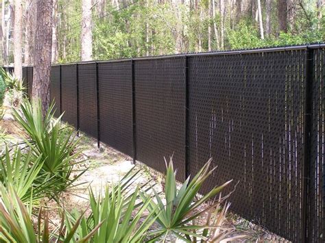 chain link fence privacy slats black - Search | Privacy fence designs ...