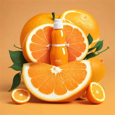 Premium AI Image | Vitamin C Orange Image