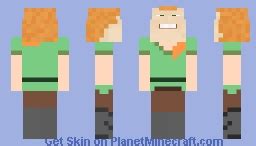 Big 'ol alex head Minecraft Skin