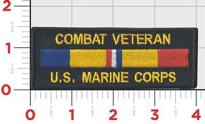 4" USMC MARINE CORPS COMBAT ACTION RIBBON MEDAL AWARD MILITARY ...