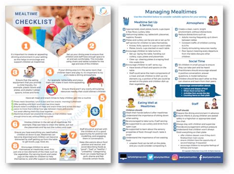 Mealtime Environment in your Early Years Setting - Early Start Group