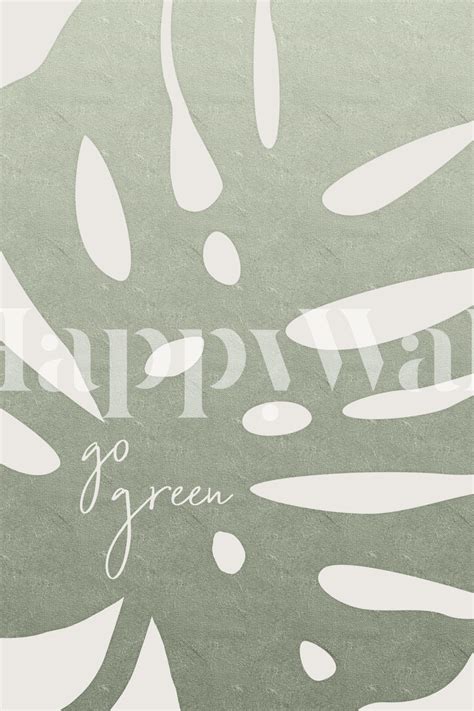 Get a Fresh Look with our Go Green Wallpaper | Happywall