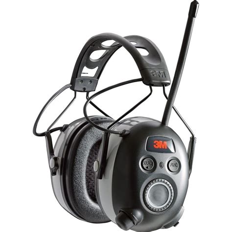 3M WorkTunes Earmuffs w/Bluetooth AM/FM Radio/MP3, Offers Hrg Protection 25dB #3M | Bluetooth ...