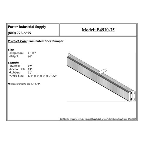 Extra Length Dock Bumpers | Continuous Heavy Duty Wall Protection