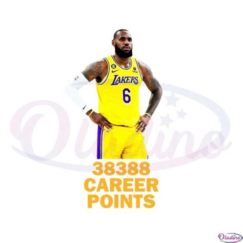 Lebron James Career Points Leader Los Angeles Basketball Png - Oladino