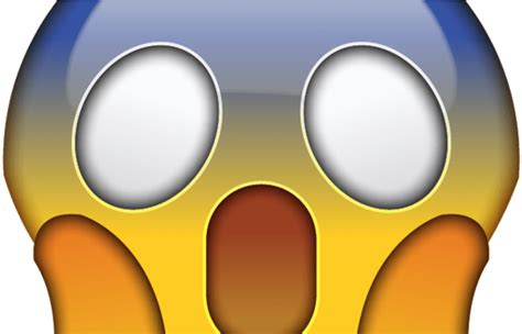 Download HD High Resolution Omg Face Emoji Shocked And Scared By - Smiley Omg Transparent PNG ...