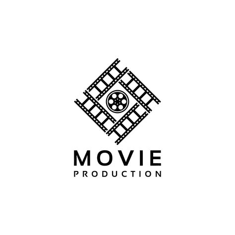 Premium Vector | Movie cinema film production logo design