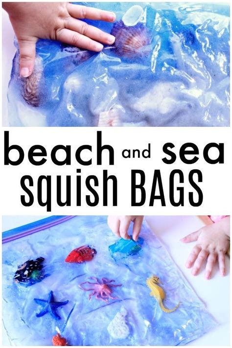 Beach and Ocean Sensory Squish Bags - Fantastic Fun & Learning | Asilo, Lavoro, Bambini