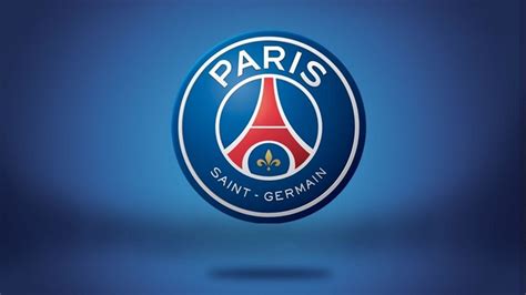 Paris Saint Germain Logo In Light Blue Background HD PSG Wallpapers ...