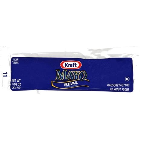 Kraft Mayo Real Mayonnaise (0.44 oz. Packets, 200 ct.) - Walmart.com ...