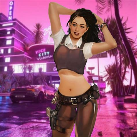 GTA vi female protagonist in playing a game vice City I am very very ...