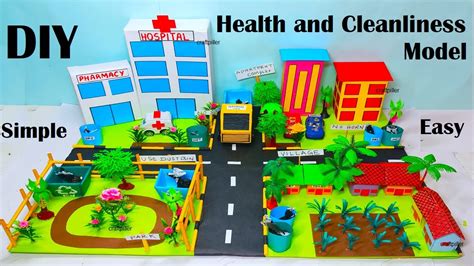 health and cleanliness model for science project exhibition - diy ...