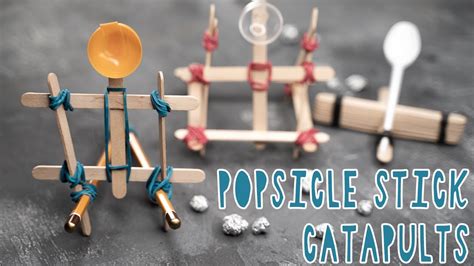 How To Make A Catapult With A Spoon And Popsicle Sticks : How to make ...