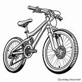 Mountain Bike Coloring Pages  Free & Printable sketch template