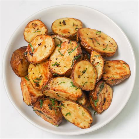 Roasted Baby Potatoes & Garlic Herb Butter