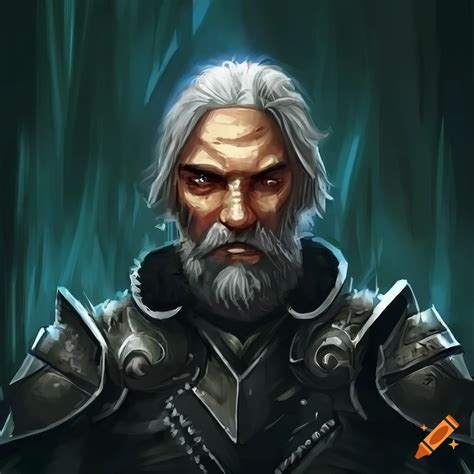 Detailed portrait for dungeons and dragons 5th edition