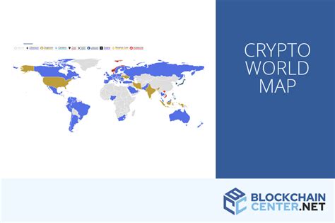 Cryptocurrency World Map - Blockchaincenter.net