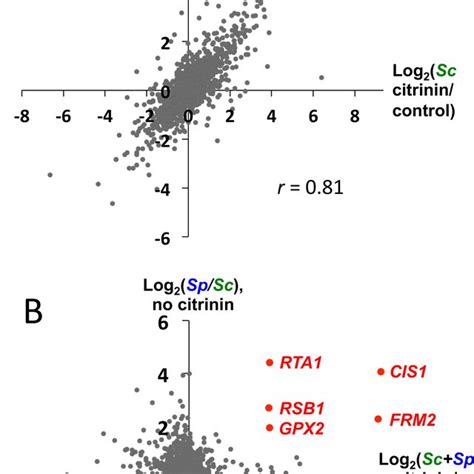 RNA-seq reveals candidate genes. A. Citrinin has largely similar... | Download Scientific Diagram