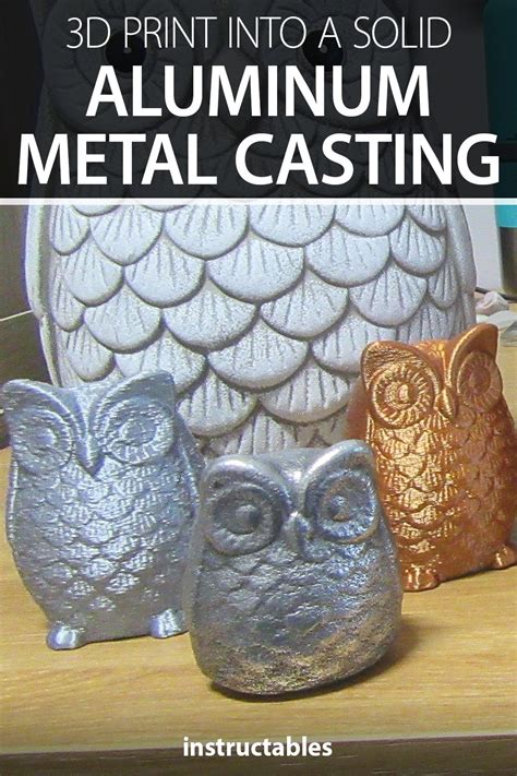 3D Print Into a Solid Aluminum Metal Casting, (Lost-PLA Casting) | It ...