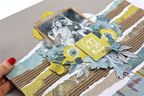 Uniquely Creative DIY Scrapbook Tutorial Layout #3