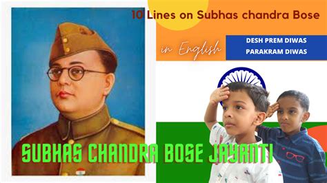 Netaji Subhas Chandra Bose Jayanti I Speech on Netaji Subhas chandra ...