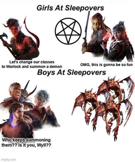 Baldur's Gate 3 Sleepover - Imgflip