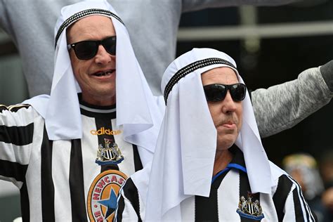 Newcastle asks fans to refrain from wearing Arab style clothing, after ...