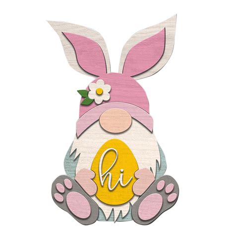 Crystal String Beads for Crafts Easter Doll Wooden Hanging Sign Bunny Rabbit Welcome Door Hanger ...