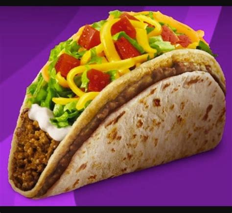 ITS THE DOUBLE DECKER TACO SUPREME AT TACO BELL, WHEN I ORDER IT I ASK TO REPLACE THE REGULAR ...