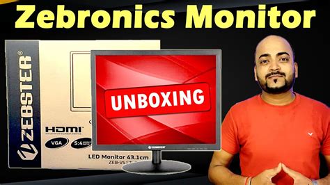 Zebronics Monitor Unboxing & Review | CCTV Camera Monitor | Zebster Monitor | Zebronics 17 ...